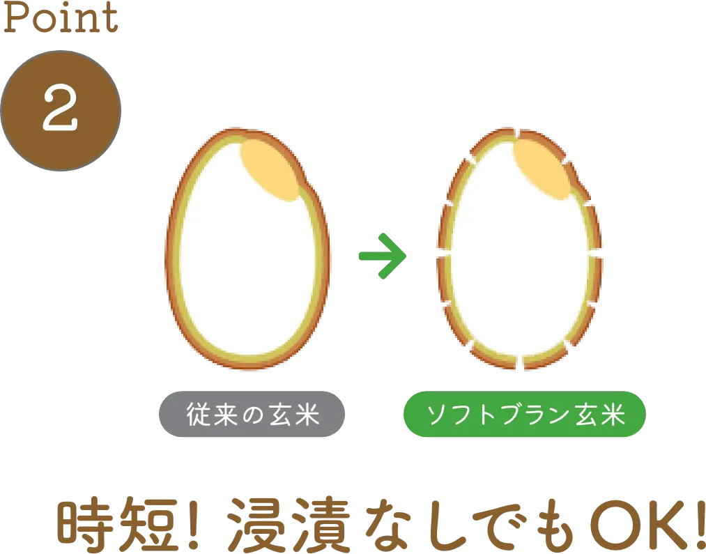 時短!浸透なしでもOK!