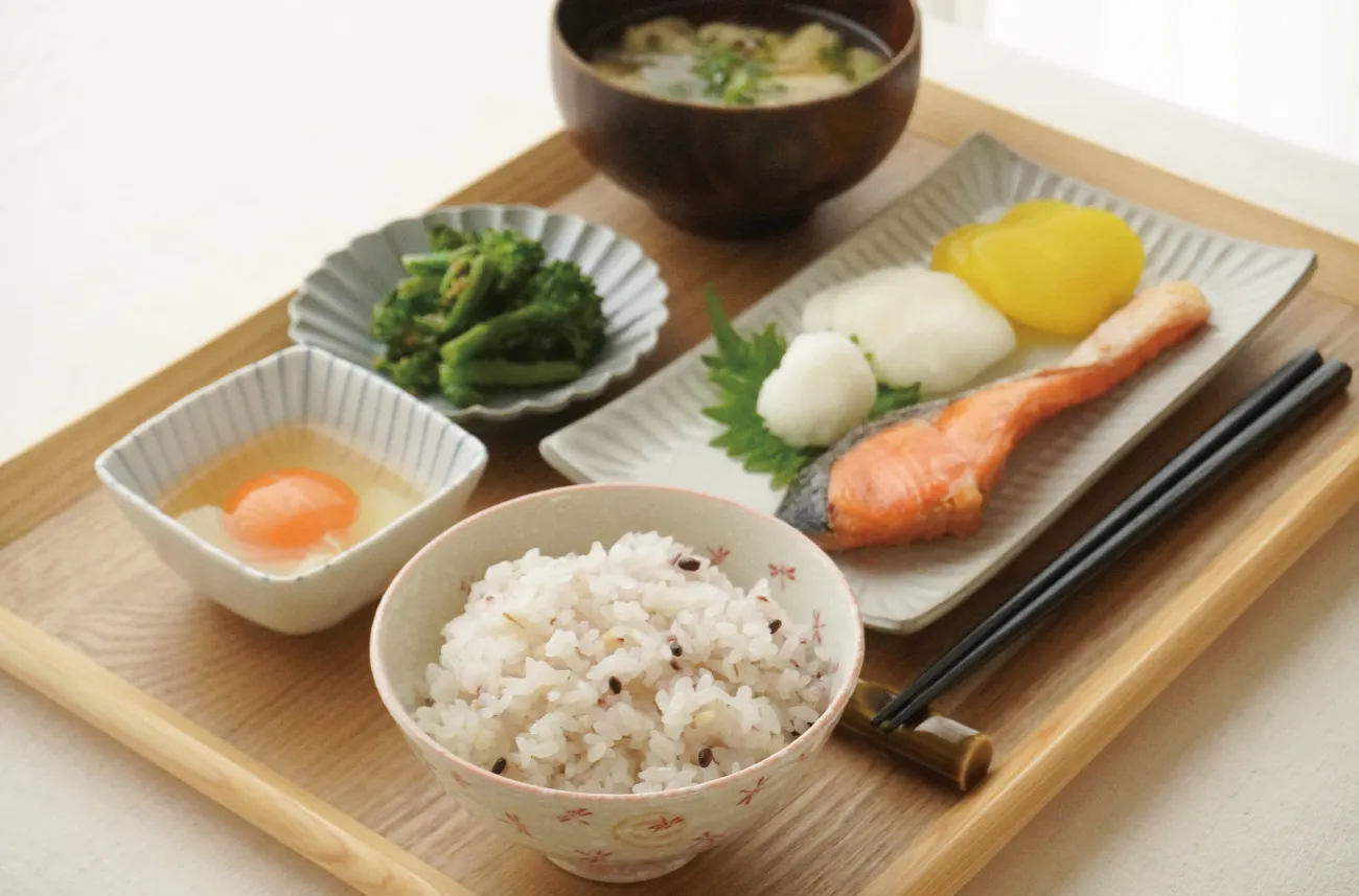 あっさりとした味付けの魚料理にも