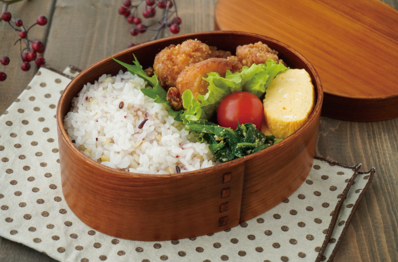 冷めても硬くなりにくいので、お弁当やおにぎりのごはんに最適