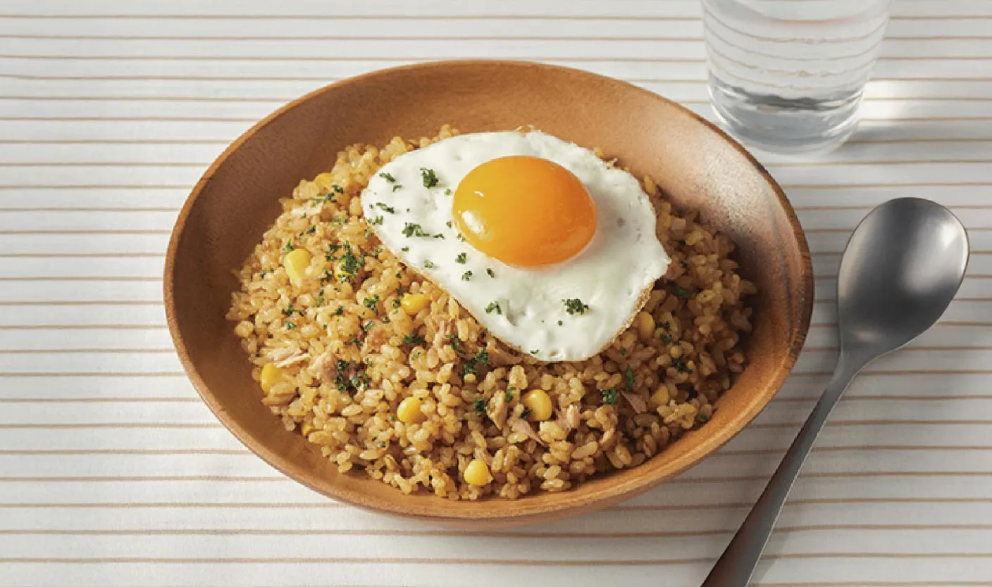 家族で楽しむ パラパラ玄米カレー